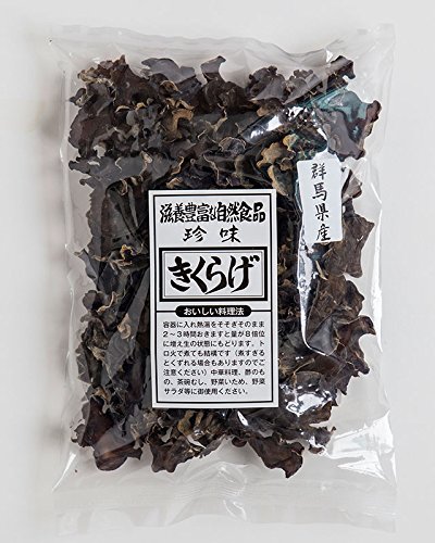 Amazon.co.jp: ○国産 群馬県産 乾燥きくらげ 100g 【保存に便利な