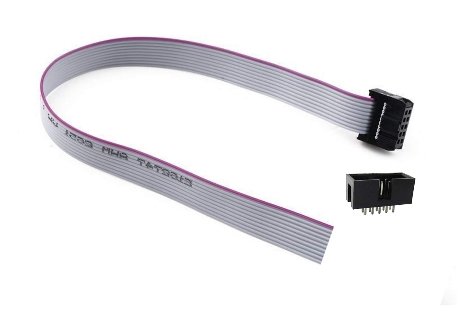 e4u 10 Pin 6" Long FRC Cable With 1 Side 2.54mm Pitch Female Connector + 10 Pin FRC Male Connector 1 Pair (B07TWN5L4Z) Amazon Price History, Amazon Price Tracker