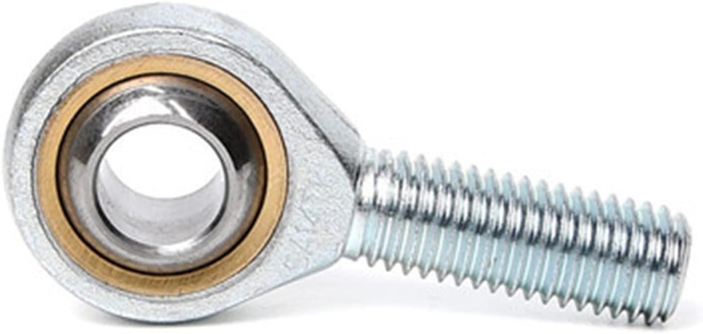 Male External Thread Ball Bearing SA6T/K SA8T/K SA10T/KSA12T/K SA14T/K SA16 Bearing Steel Fish Eye Rod End Ball Joint Bearings (Size : SA10 4PCS, Color : Left Thread)