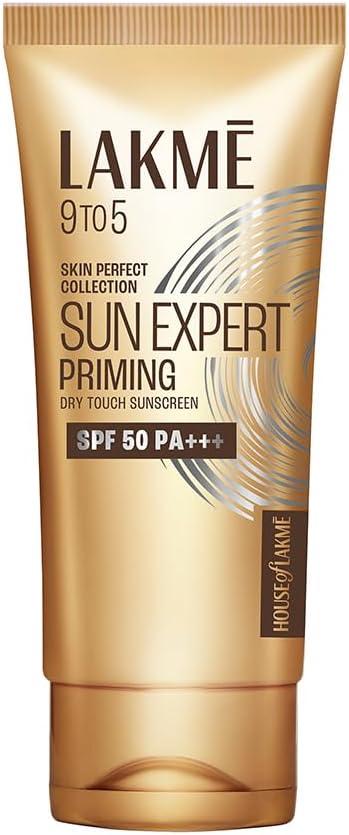 LAKMÉ Sun Expert Primer + Sunscreen, SPF 50 PA+++ for UVA/B, mattifying for makeup lovers