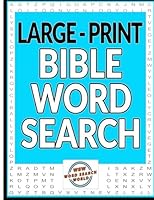 Large Print Bible Word Search: Large Print Bible Word Search Puzzles 1548133205 Book Cover