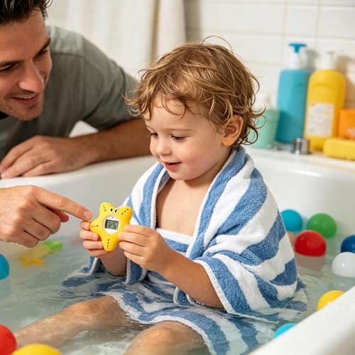 Thermomètre eau bain flottant numérique imperméable douche bébé - 2