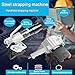 MSWEGKRE Industrial-Grade Pneumatic Steel Strap Tensioner and Sealer Kit, Works on 0.8-1.2mm Thick Bands,Ideal for Shipping,Metalworking, Construction,and Heavy Goods Packaging