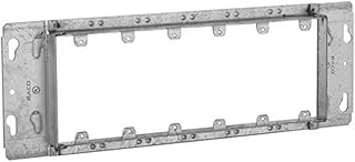Hubbell-Raco 825 Gang Box Device Cover, 6-Gang, 3/4