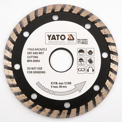 Yato YT-6024 Turbo Diamond Blade - 180 mm