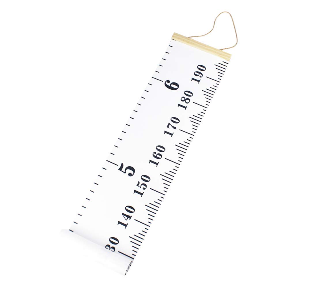 Repuhand Kids Growth Chart Portable Roll-up Children's Height Hanging Measure Chart Wall Decor for Kids Bedroom Nursery 79"x7.9" - Image 4