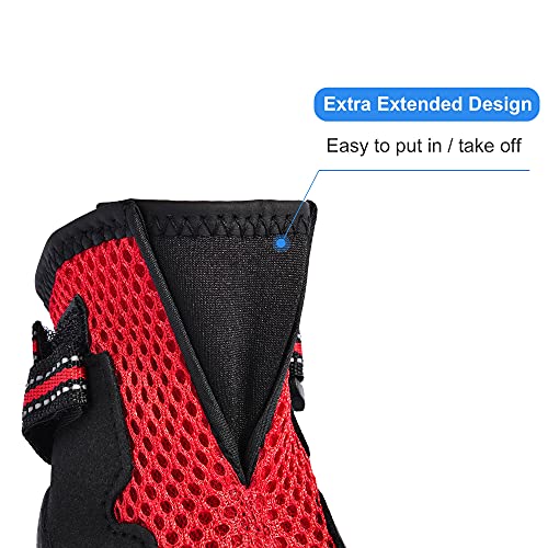 Hipaw Summer Breathable Dog Boot Reflective Strap Rugged Nonslip Sole For Hot Pavement #TOP3