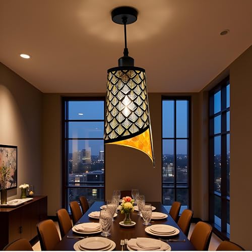Image of Lyse Decor Hanging Lamps for Living Room, Pendant Lights for Drawing Room Center, Dining Table Light and Bedroom Lights (Without Bulb)