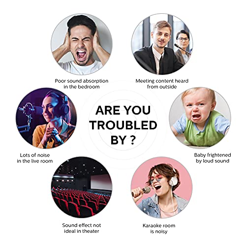 12 Pack Acoustic Panels Self-Adhesive, 10"X 10"X 0.4" Sound Proof Foam Panels, Soundproof Wall Panels High Density, Acoustic Panels Sound Absorbing For Wall Decoration And Acoustic Treatment Teal #TOP4