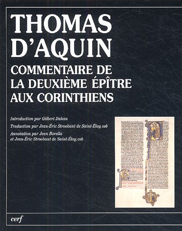 Commentaire de la deuxieme epitre aux corinthiens