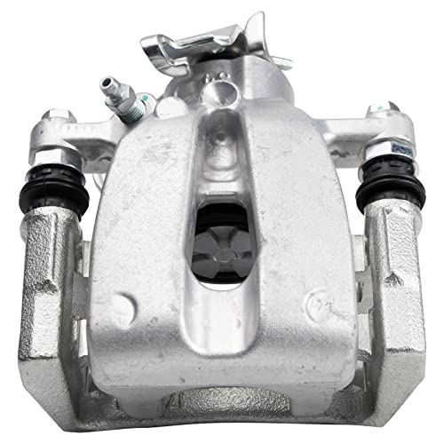 Image of TRQ Rear Driver and Passenger Side Brake Caliper Set Hardware Compatible with 12-17 Fiat 500 Pop Lounge c Pop c Lounge 16 Fiat 500 Easy Easy 19 1957 Retro Edition