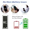 GREEN FUSION for Galaxy Note 4 New Replacement Battery, EB-BN910BBE Battery Compatible with Galaxy Note 4 SM-N910 Series with Repair Tools