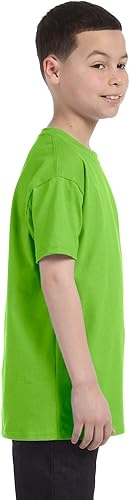 Miniatura 5 de Hanes 5450 - Camiseta sin etiqueta para jóvenes, 54500, S, Lime