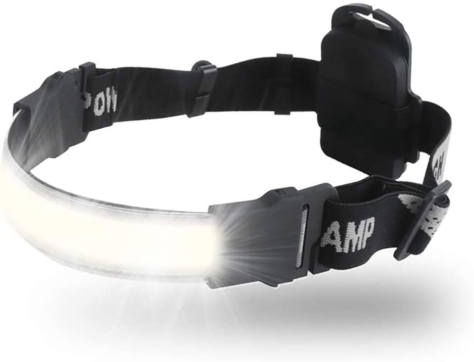 5 Modes LED Headlight COB Cap Light Super Bright Builtin Recharge