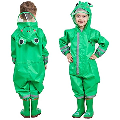FILOWA Imperméable Enfant Grenouille Cover