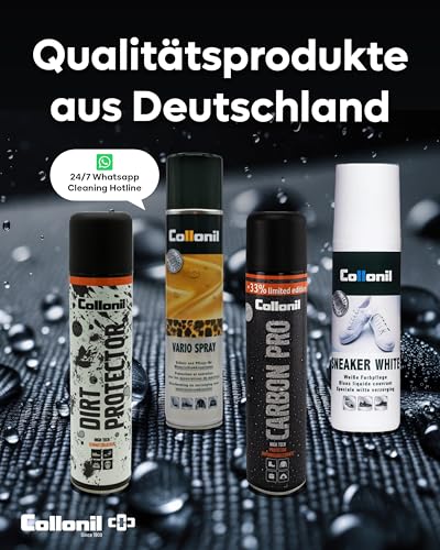 Collonil Clean & Care Classic Reinigungsschaum – Sanfte & effektive Pflege für Leder, Wildleder, Textil & Synthetik | Universal‑Cleaner | 200 ml – Made in Germany