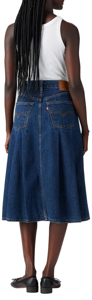 Levi's Pleated Midi Skirt Slightly Circular, Slightly Circular, 30W