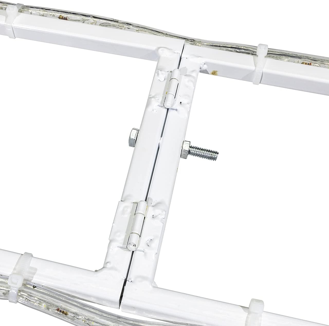 ElectricArt 72 Inch Cool White LED Rope Light Cross Motif - Lighted Holiday Silhouette