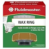 Fluidmaster 7513 Extra Thick Wax Toilet Bowl Gasket with Flange, for 3-Inch and 4-Inch Waste Lines Fluidmaster 7513 Extra Thick Wax Toilet Bowl Gasket with Flange, for 3-Inch and 4-Inch Waste Lines