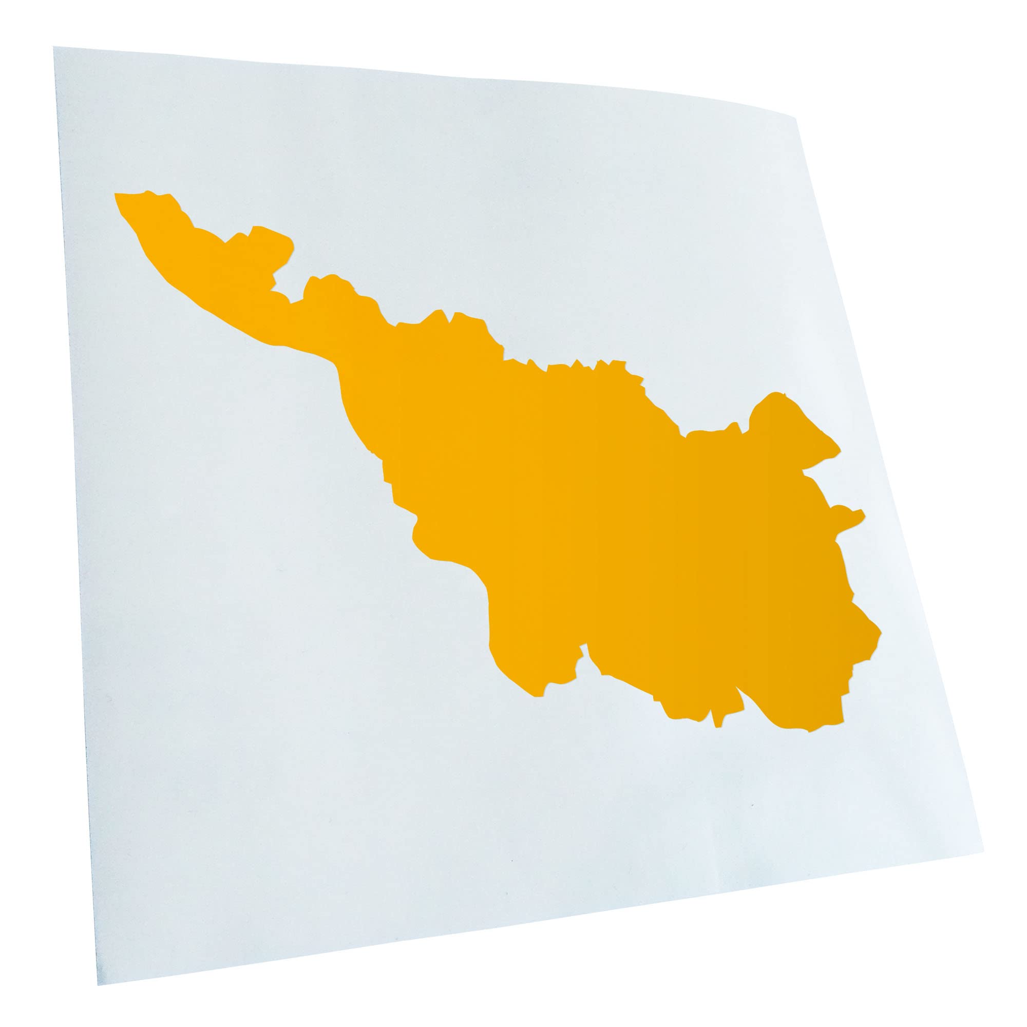 Kiwistar - Car Sticker - Yellow - 40 x 29 cm Bremen Germany Silhouette - Rear Window Car Sticker Weatherproof for Car Truck Moped Truck - Sticker Exterior Self-Adhesive Tuning Accessories for Windows