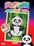 Sequin Art Red, Panda, Sparkling Arts and Crafts Picture Kit, Creative Crafts