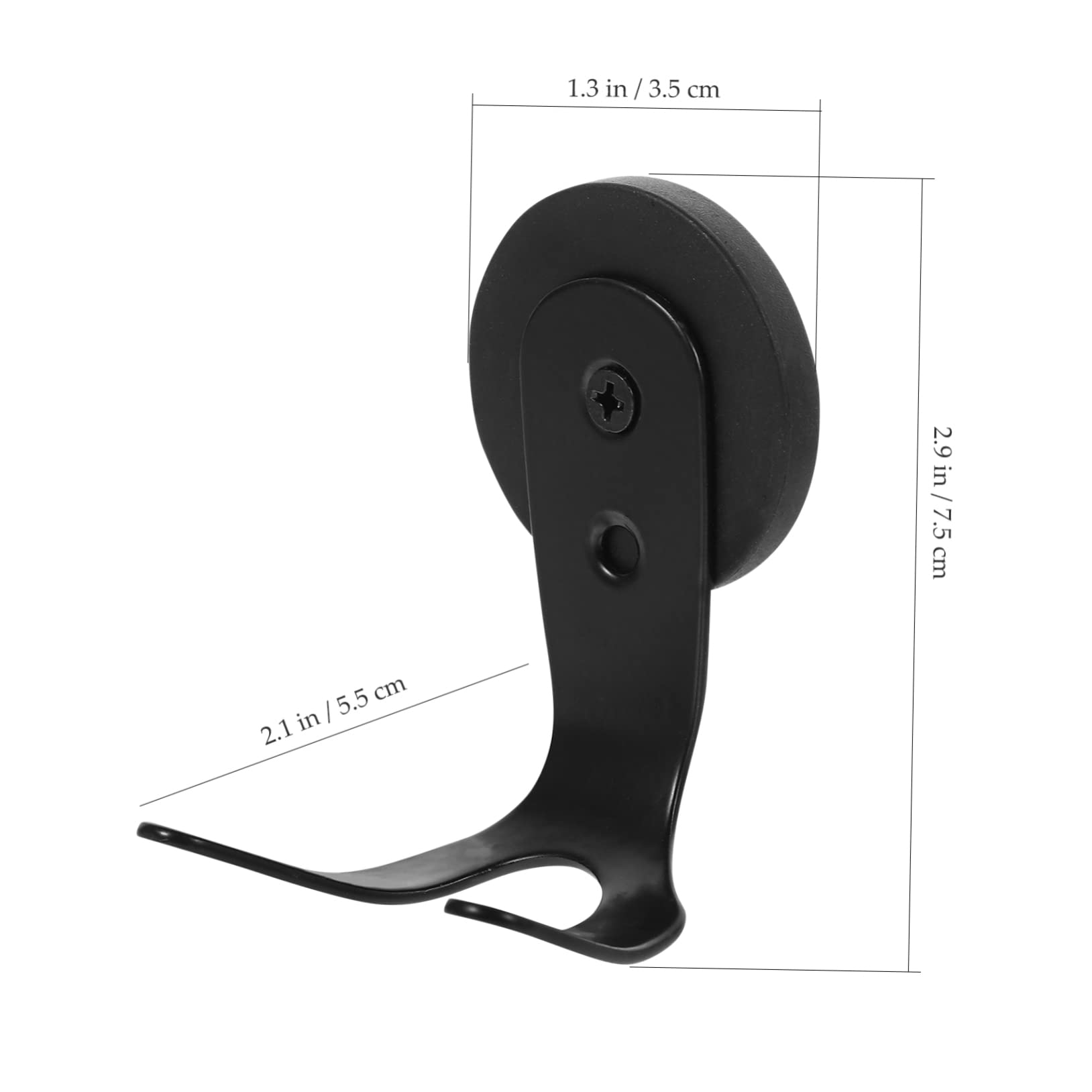 LYGXWJFC 2 Piezas Corona Frontal Percha de Cocina Perchas Ropa Hierro Guirnalda Gancho Multifuncional Pared Nevera Toalla hogar Puerta Sombrero para refrigerador hogar baño Ganchos magnético Bufanda