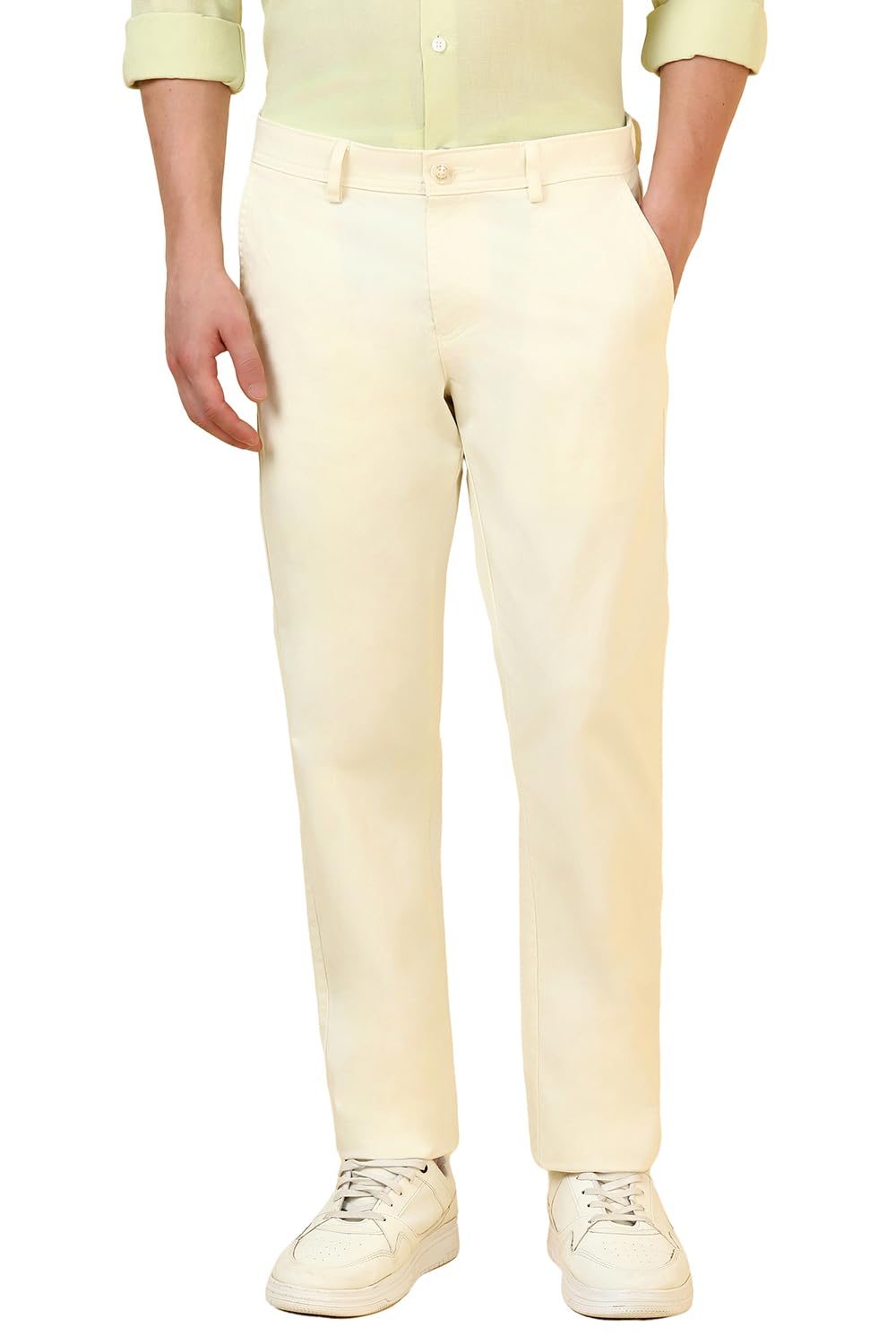 allen solly Men's Slim Casual Pants-picture-32