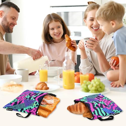 Bolsas reutilizables para sándwich y snack 3 unidades miniatura 7