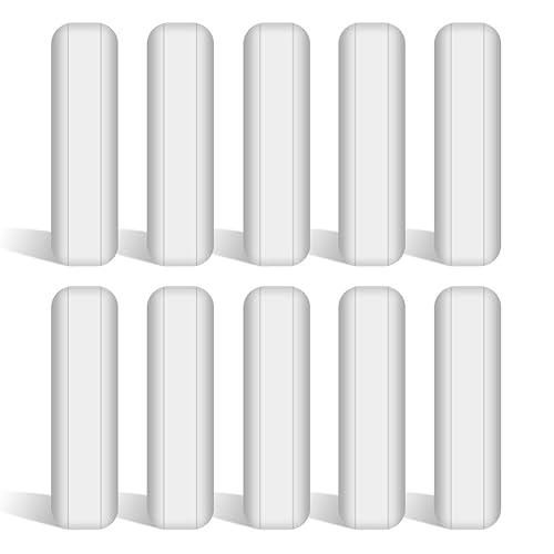 stonylab Juego de 10 barras de agitación, mezclador magnético revestido de PTFE de 1.181 in para agitadores, color blanco