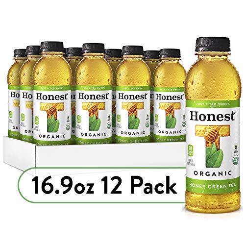 image for Honest Tea Organic Fair Trade Honey Green Gluten Free, 16.9 Fl. Oz, 12