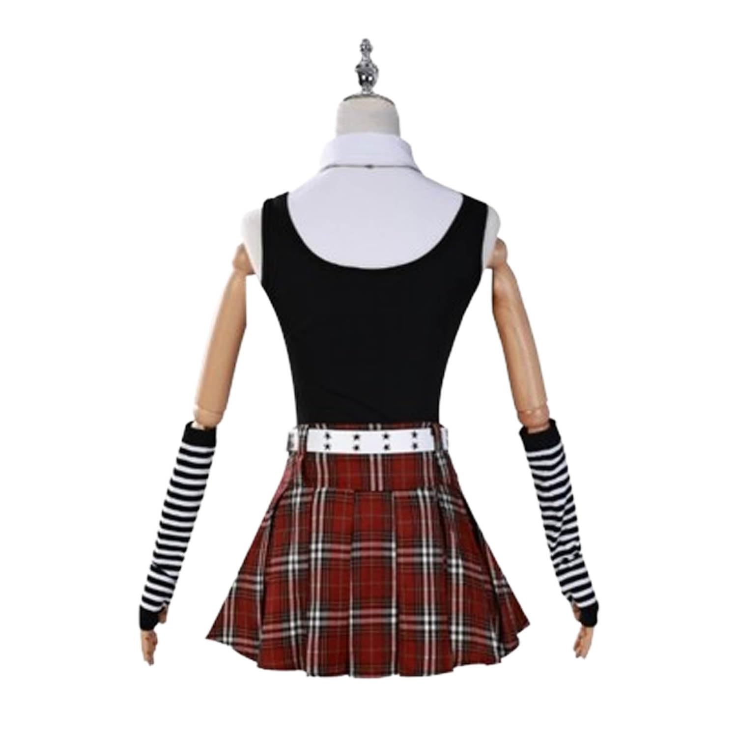 Anime Death Note Misa Amane Cosplay Costume Vestito Gioco di Ruolo Uniforme Set Completo Halloween Festa Carnevale Dress Up Suit con Parrucca Collana per Donne