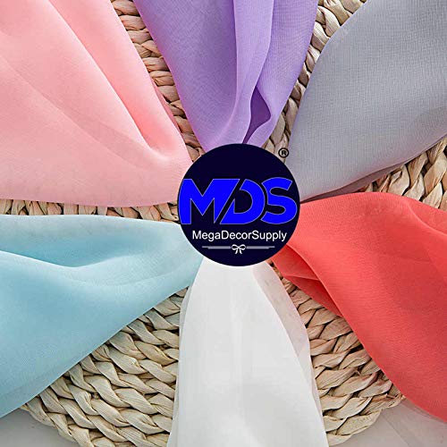 Premium 10 Yard Red Chiffon Fabric Roll - Soft Sheer Draping Material for Wedding Decor, Apparel Making, and DIY Crafts - Ideal for Bridal Dresses, Party Backdrops, and More - 44” Wide 5 Premium 10 Yard Red Chiffon Fabric Roll - Soft Sheer Draping Material for Wedding Decor, Apparel Making, and DIY Crafts - Ideal for Bridal Dresses, Party Backdrops, and More - 44” Wide - Image 4