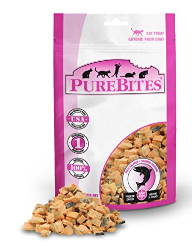 PureBites Salmon for Cats, 0.92oz / 26g - Value Size, 14 Pack