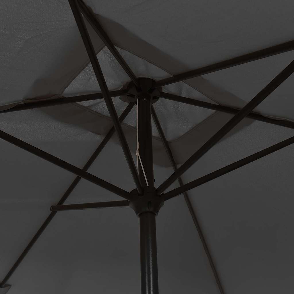 SYDE Parasol ogrodowy 300 x 200 cm, metalowy kij z terakoty