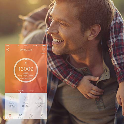 Lintelek Fitness Activity Tracker HR, Fit Watch Sleep Monitor Pedometer Calorie Counter, Sport Watch Fitness Gifts for Men, Women, Kids
