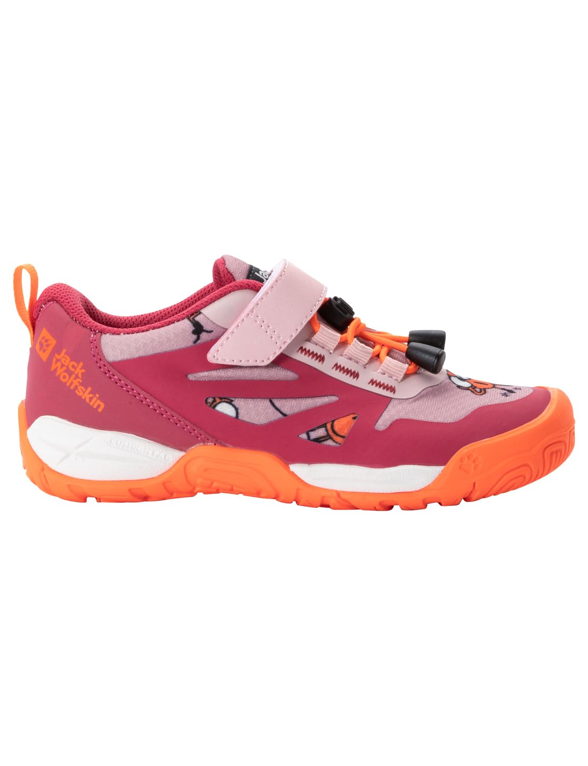 Jack Wolfskin Unisex Children's SmileyWorld Low K Walking Shoes, Water Lily, 10 UK