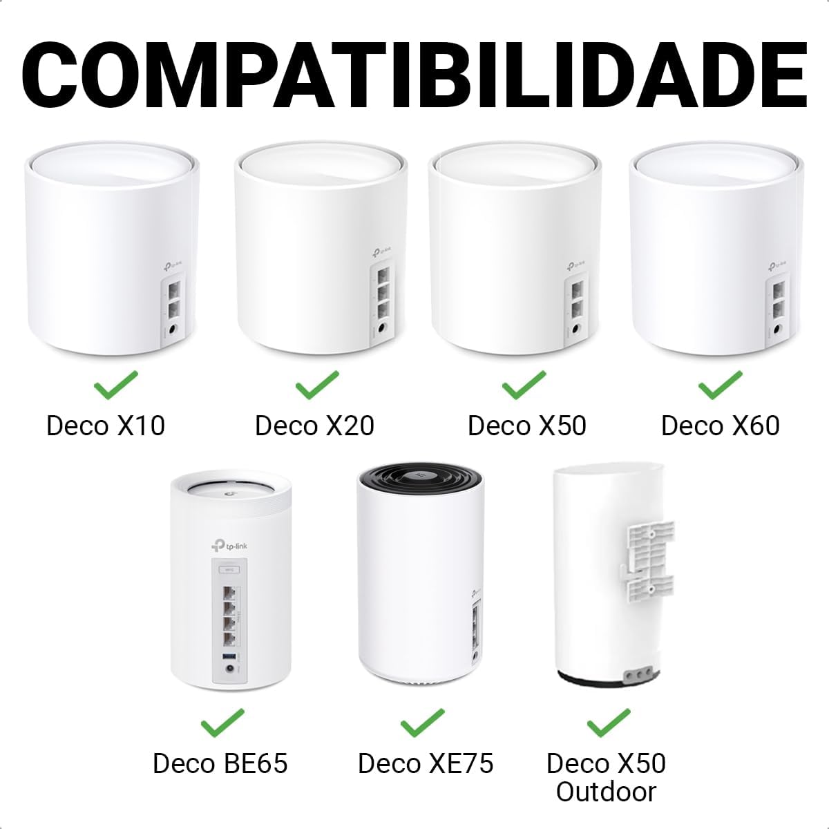 Suporte De Parede Para Roteador Tp-link Deco Mesh X20 X10 X60 X55 X50
