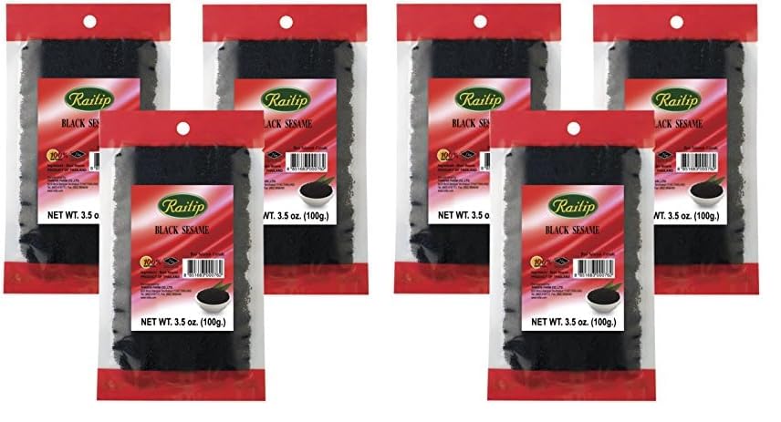 Raitip Semillas de Sésamo Negro Paquete de 2 x 100 Gr 100 g