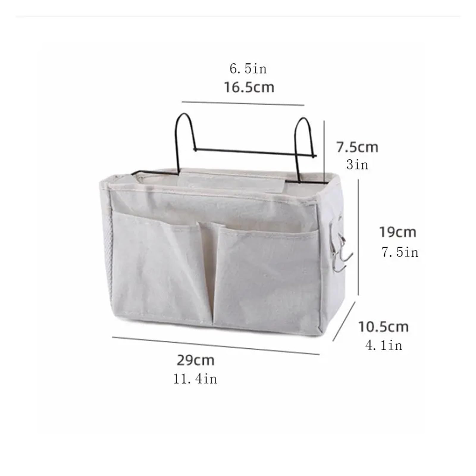 Organizador de Reposabrazos para Sofá Bolsa de Almacenamiento Colgante Multifuncional for sofá Junto a la Cama, for organización de dormitorios y Apartamentos(Blue)