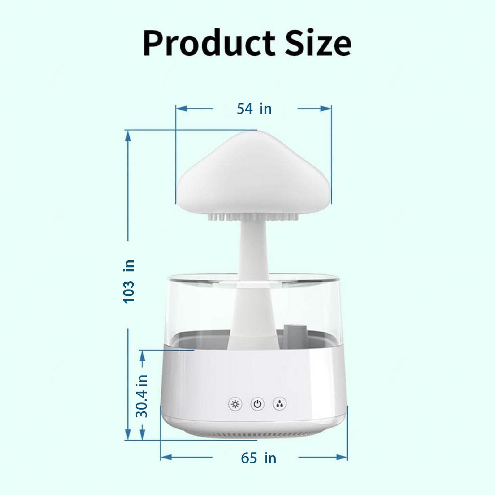 raining cloud night light, 7 Couleurs LED 450ml lampe humidificateur, pour La Maison Le Bureau La Chambre À Coucher Et Les Décorations De Bureau,WoodGrain