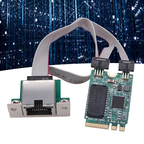 Adaptador Ethernet M.2 A+E de 2.5G, tarjeta de red de 2.5G/1G/100M con controlador RTL8125B miniatura 2