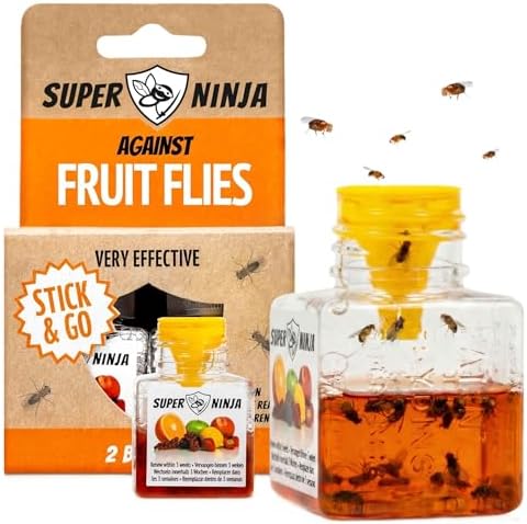 Super Ninja Fruit Fly Traps for Indoors, 2 Pack - View 3