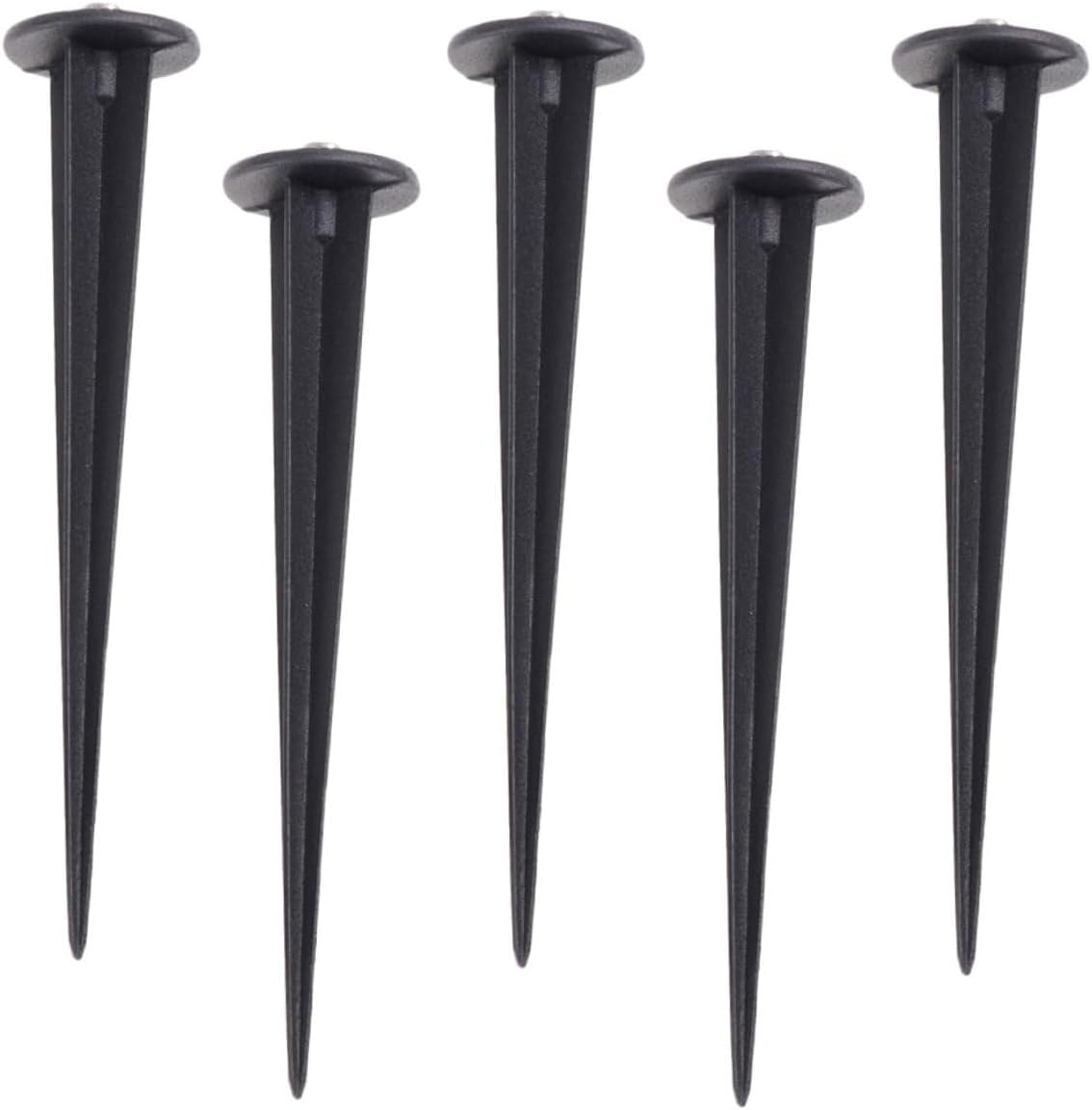 Mipcase 40pcs Ground Spikes for Lawn Lamps Outdoor Light Stakes Screws Garden Decoration Accessories for Romantic Outdoor Parties