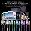 iPhone Charger [6ft 6Pack] Apple Certified Lightning Cable Fast Charging Nylon Braided Phone Charger Cord for iPhone 14 13 12 Pro Max 11 Pro Xr Xs 10 8 Plus 7 6 6s 5c, SE 2022, Data Line Power Wire