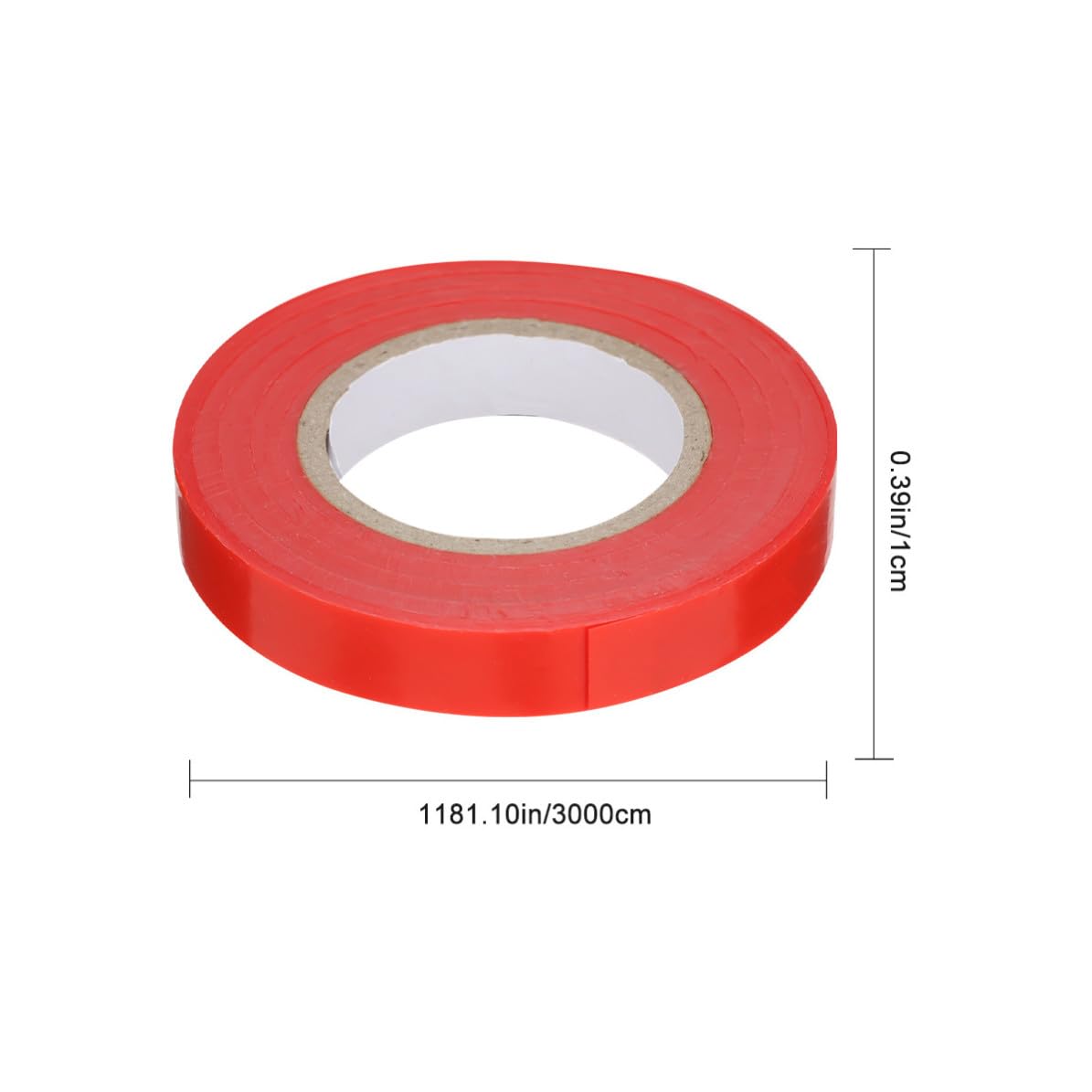 CHILDWEET Nastro Adesivo per Legare Piante 10 Pezzi in PVC Rosso per Pomodori e Peperoni, Riutilizzabile Senza Nodi, per Giardino e Piante da Interno