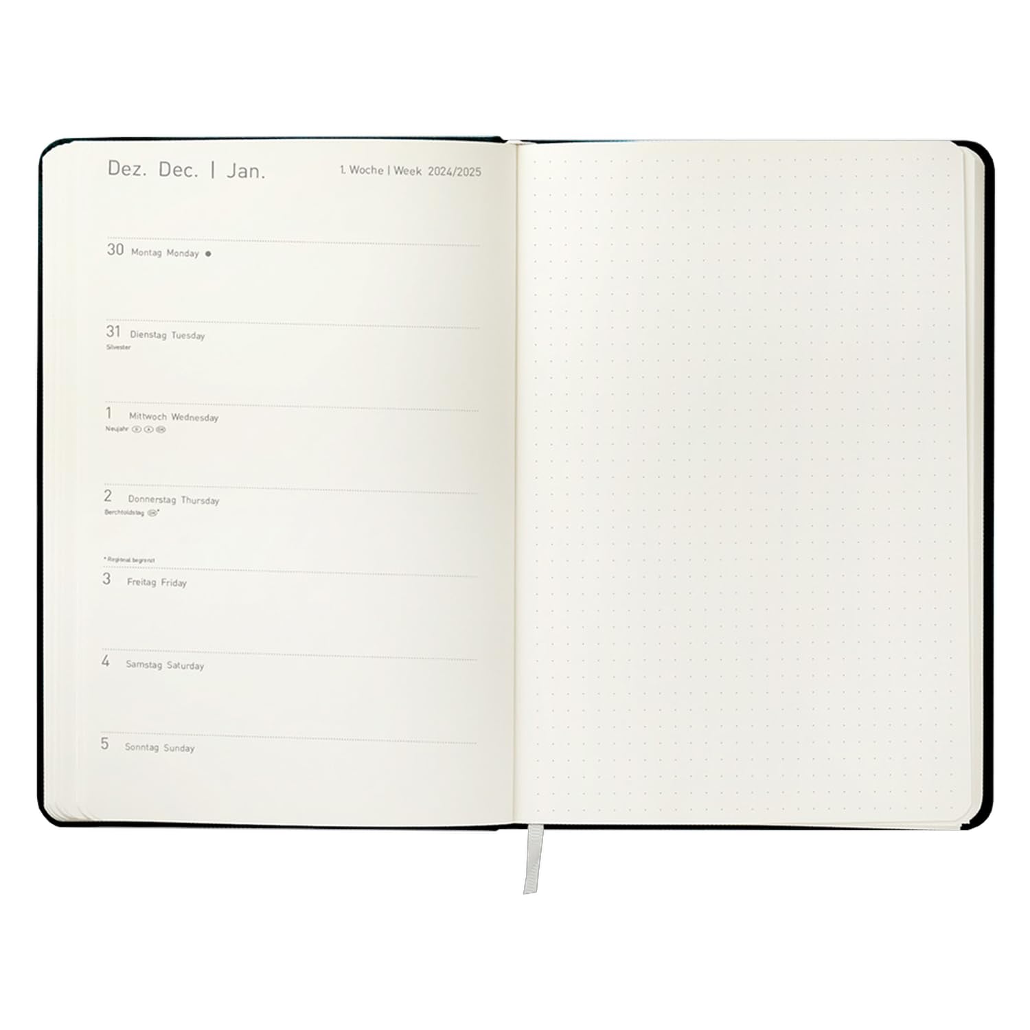 Agenda De Poche 2026 - Format 9x14 Cm, 1 Semaine Par Page - Avec élastique, Poche Intérieure Et Ruban Marque-page - 9