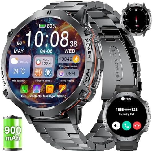 cyber monday gifts for him LIGE smartwatch angled view