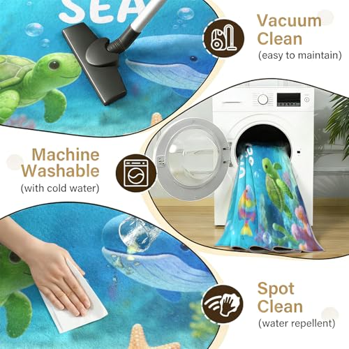 Tapete decorativo Ocean 2x3 para sala y dormitorio miniatura 5