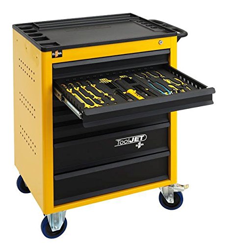 Profi-Line-Werkzeugwagen Tooljet, leer, ELORA-1225-LOT – Bild 4