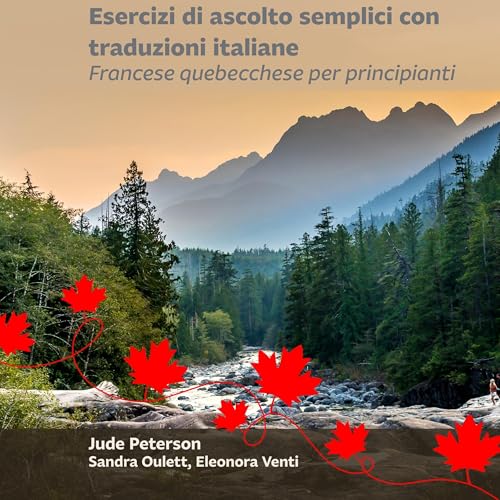 Page de couverture de Esercizi di ascolto semplici con traduzioni italiane